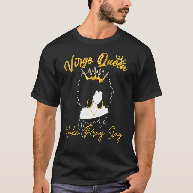 Virgo Queens Are Born In August 23 September 22 T-Shirt (Front)