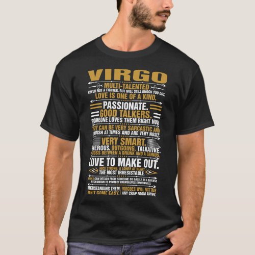 Virgo Quotes Tshirt