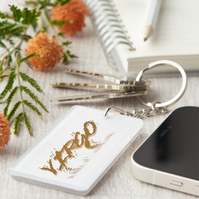 Virgo Reflection Keychain (Front Right)