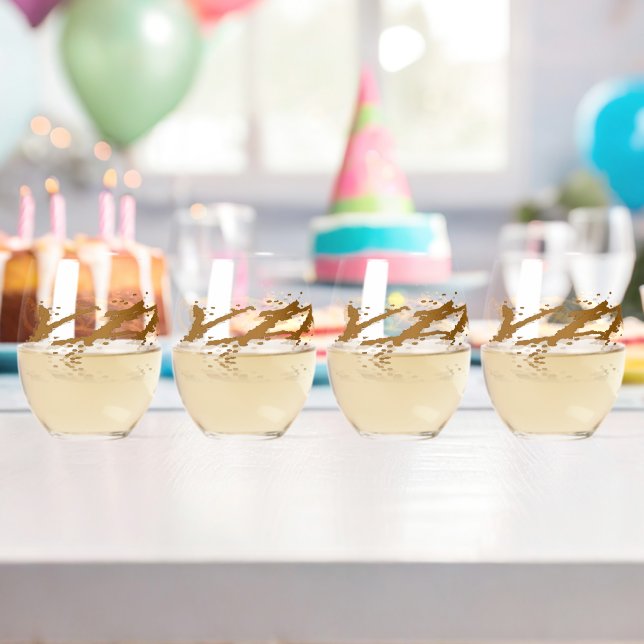 Virgo Reflection Stemless Wine Glass (Insitu (Birthday))