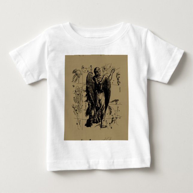Virgo Sign Constellation Hevelius 1690 Baby T-Shirt (Front)