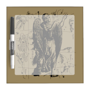 Virgo Sign Constellation Hevelius 1690 Dry Erase Board