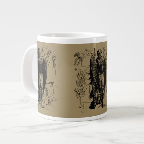 Virgo Sign Constellation Hevelius 1690 Large Coffee Mug