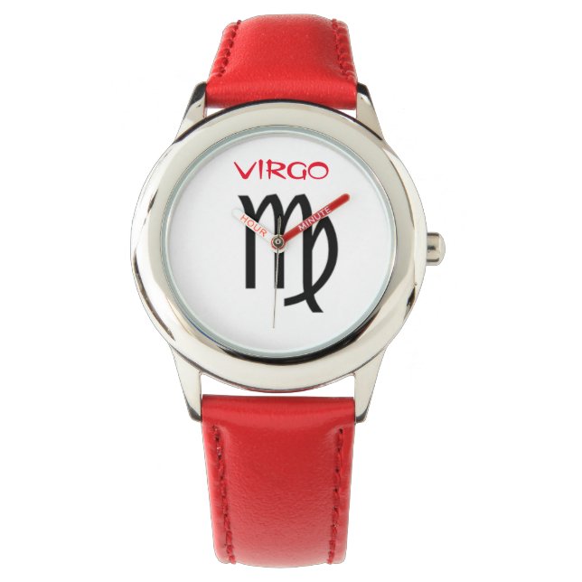 Virgo Sign of the Zodiac. Childens  Watches. Watch (Front)