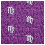 Virgo Sign Pink Fuchsia Digital Camouflage Style Fabric