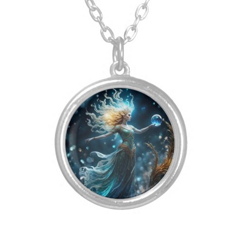 Virgo  silver plated necklace