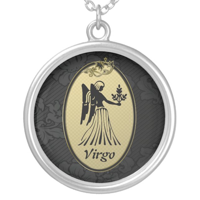 Virgo Silver Plated Necklace (Front)