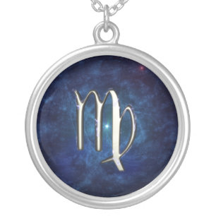 Virgo Silver Plated Necklace