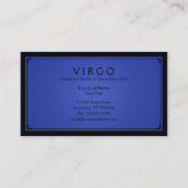 virgo sophistications business card (Back)