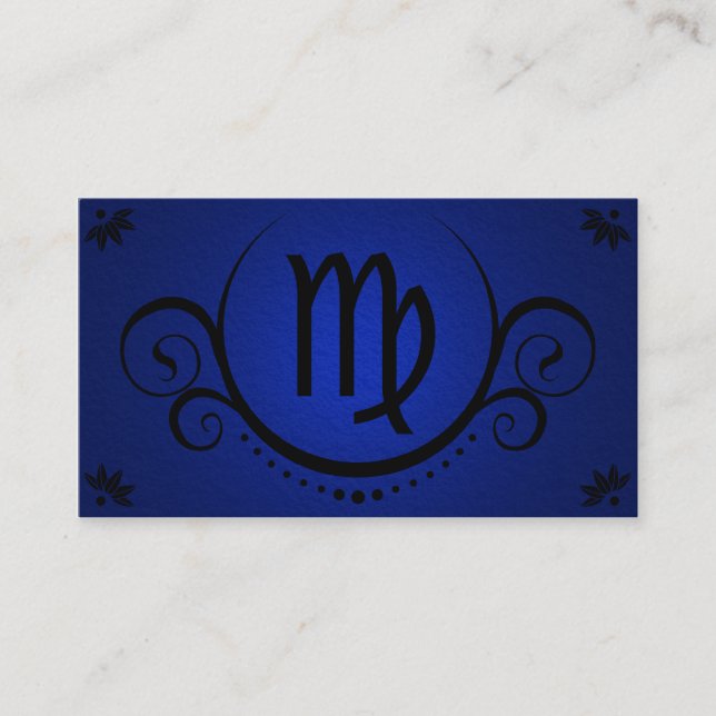 virgo sophistications business card (Front)