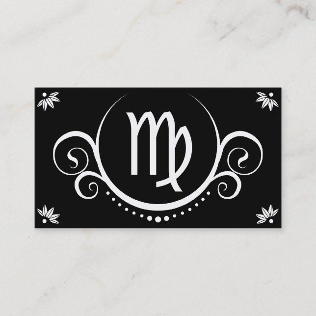 virgo sophistications business card (Front)