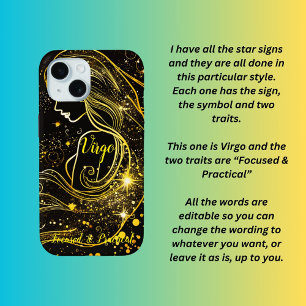 Virgo star sign  iPhone 15 case