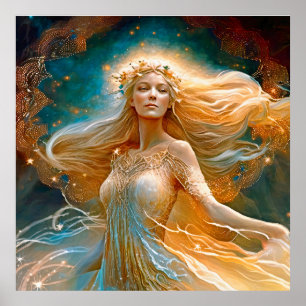 Virgo Star Sign Goddess, Celestial Being, Zodiac