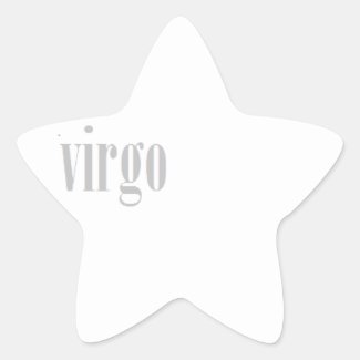 virgo star sticker