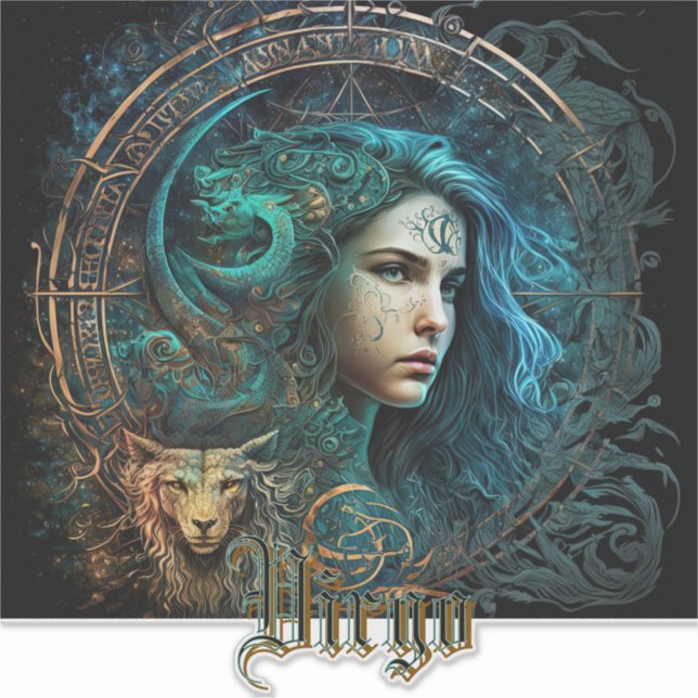 Virgo Sticker (Front)