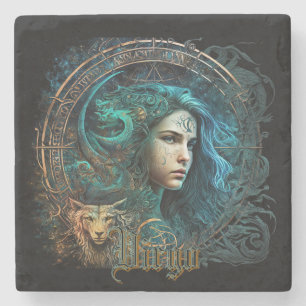 Virgo Stone Coaster