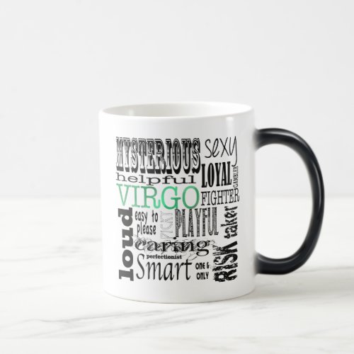 Virgo Subway Art Magic Mug