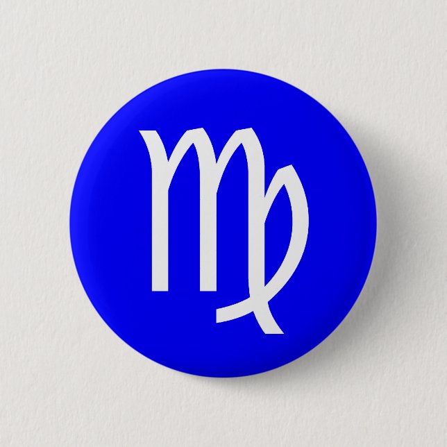 Virgo Symbol Button (Front)