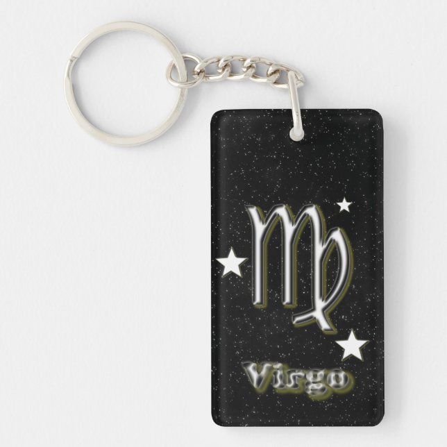 Virgo symbol keychain (Front)