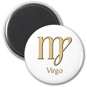 Virgo Symbol Magnet by zodiacgifts at Zazzle
