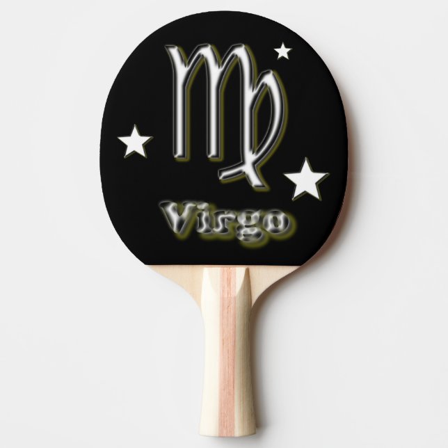 Virgo symbol Ping-Pong paddle (Front)