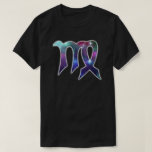 Virgo Symbol Shirt - Black at Zazzle