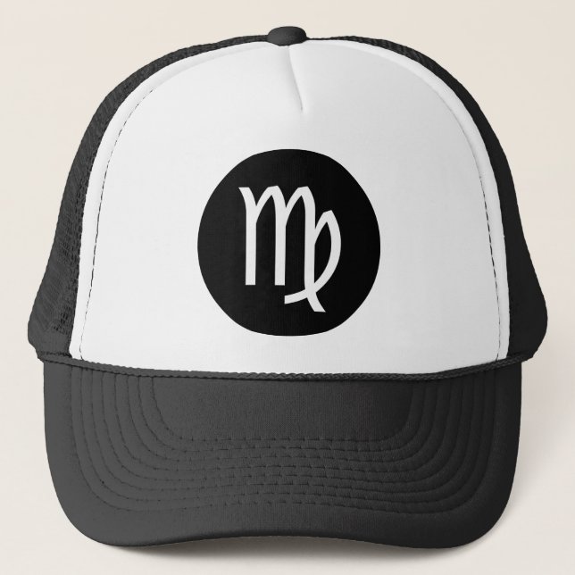 Virgo Symbol Trucker Hat (Front)