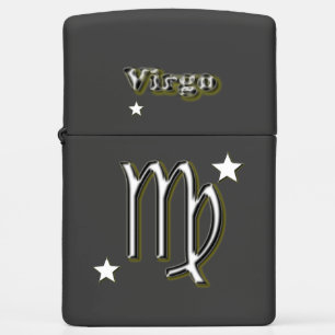 Virgo symbol zippo lighter