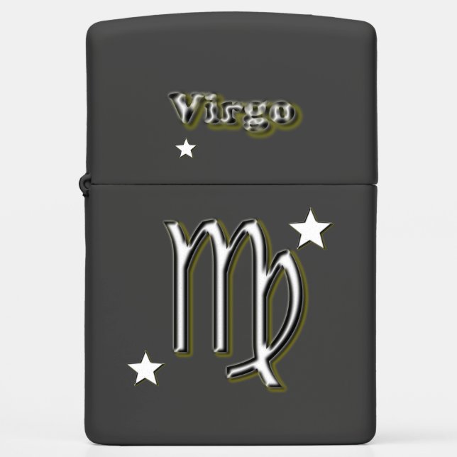 Virgo symbol zippo lighter (Front)