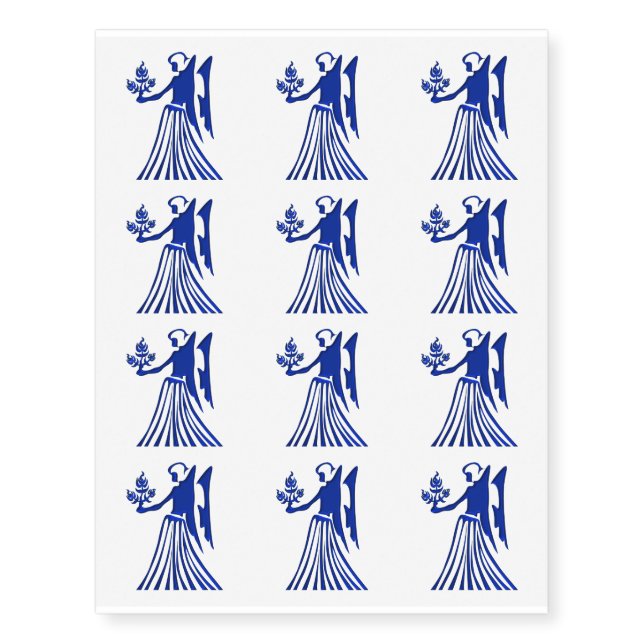Virgo Temporary Tattoos (Front)