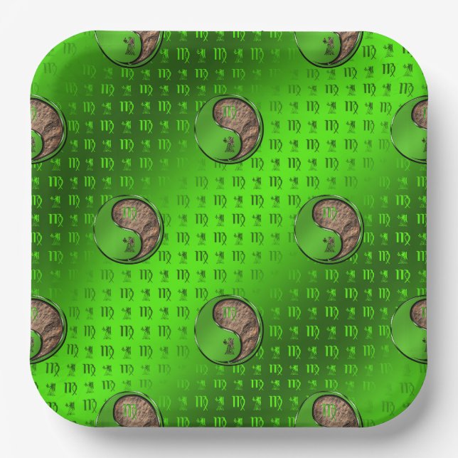 Virgo the Harvester Paper Plates (Front)