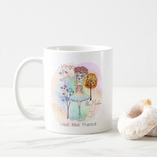 Virgo The Maiden Zodiac Sign Name Coffee Mug