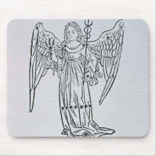 Virgo (the Virgin) an illustration from the 'Poeti Mouse Pad