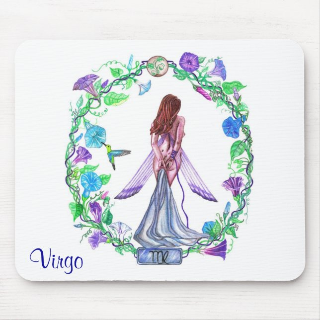 Virgo ~ The Virgin Mouse Pad (Front)