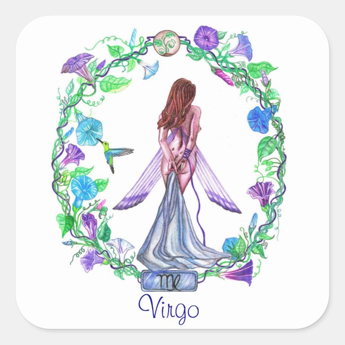 Virgo ~ The Virgin Square Stickers