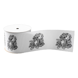 Virgo The Virgin Zodiac Grosgrain Ribbon