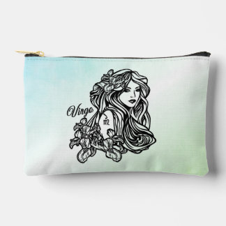 Virgo The Virgin Zodiac Mint Green Accessory Pouch