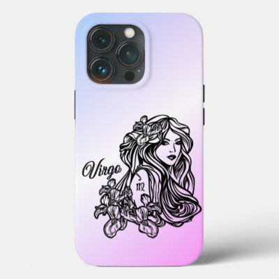Virgo The Virgin Zodiac Purple Case-Mate iPhone Case