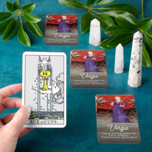 Virgo the Virgin Zodiac Sign Fortune Telling Tarot Cards