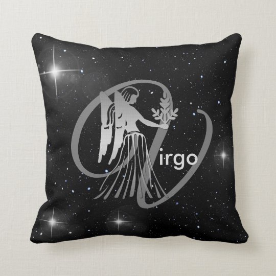Virgo the Virgin ♍ Zodiac Sign Throw Pillow