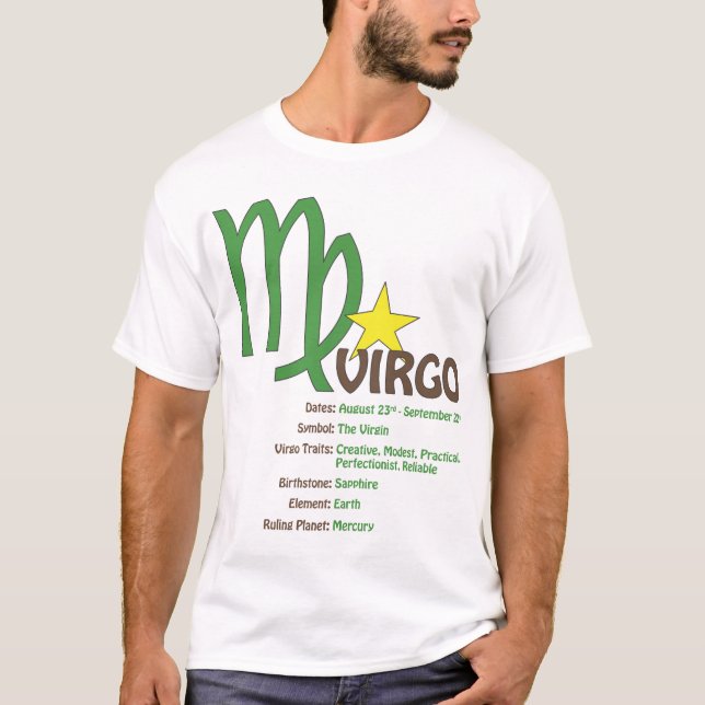 Virgo Traits T-Shirt (Front)