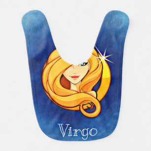 Virgo vergine baby bib