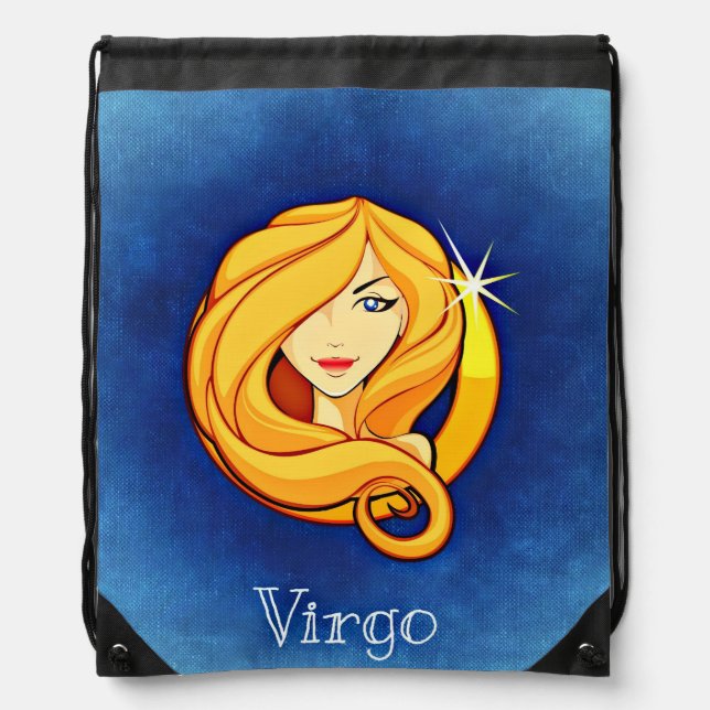 Virgo, Vergine Drawstring Bag (Front)