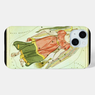 Virgo Virgin Vintage Constellation Urania's Mirror iPhone 15 Case