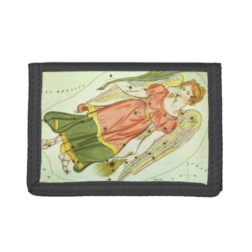 Virgo Virgin Vintage Constellation Uranias Mirror Tri_fold Wallet