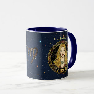 Virgo Virgin Zodiac Symbol Mug