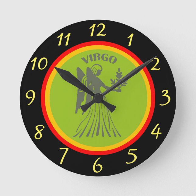 Virgo Wall Clock (Front)