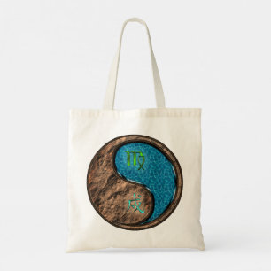 Virgo & Water Dog Tote Bag