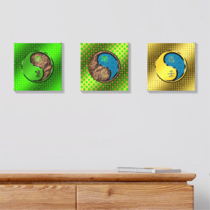 Virgo & Water Dragon Canvas Photo Tile