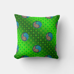 Virgo & Water Goat Throw Pillow